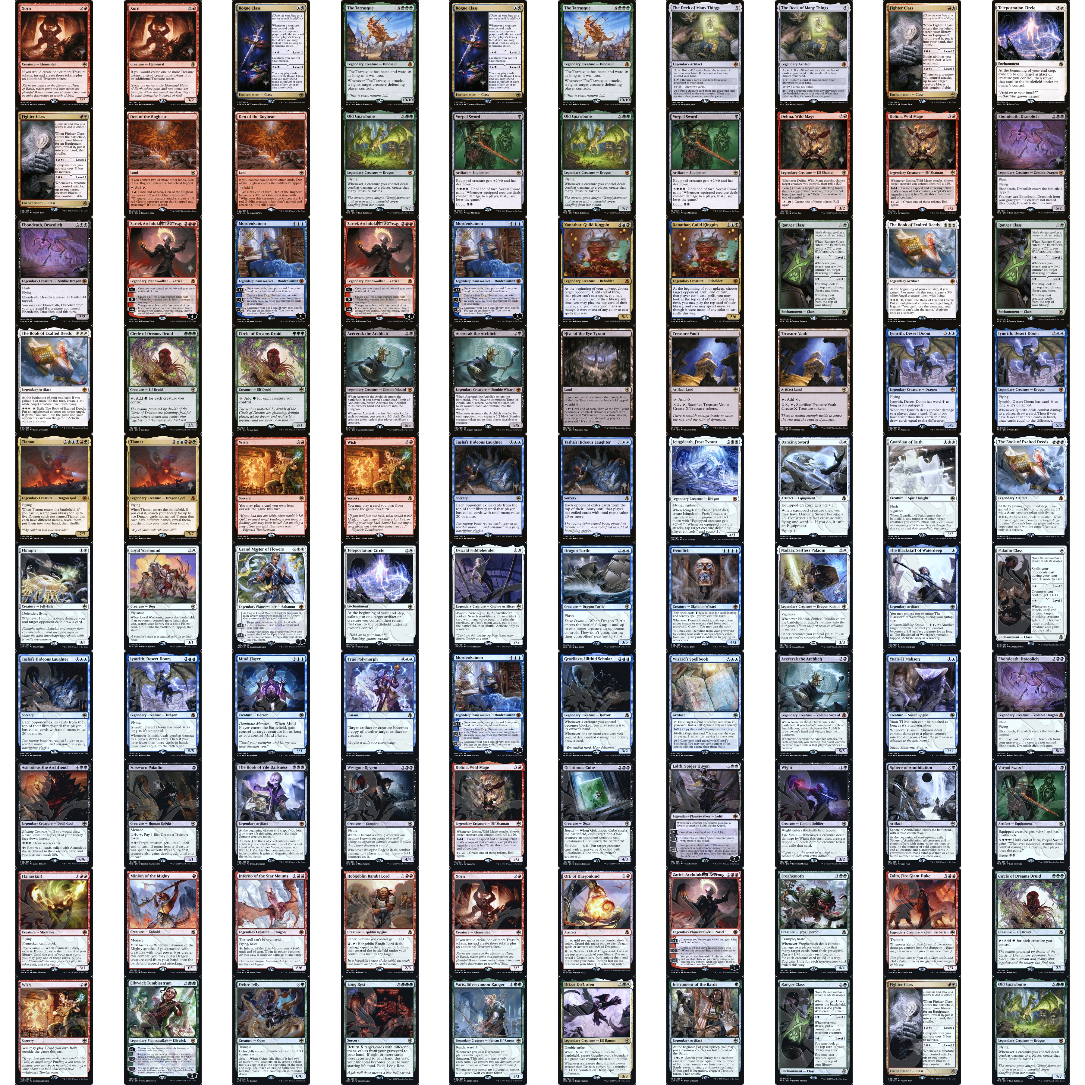 FOIL Icingdeath, Frost Tyrant (AFR&-020) - Adventures in the Forgotten Realms Promos - Magic The Gathering