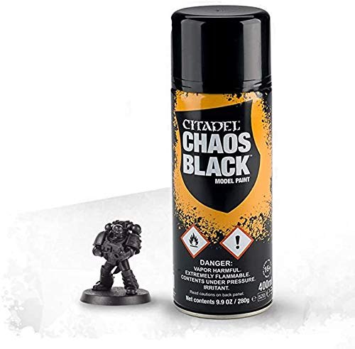 Games Workshop Citadel Colour - Chaos Black Primer / Undercoat Spray :  Amazon.com.au: Toys &amp; Games