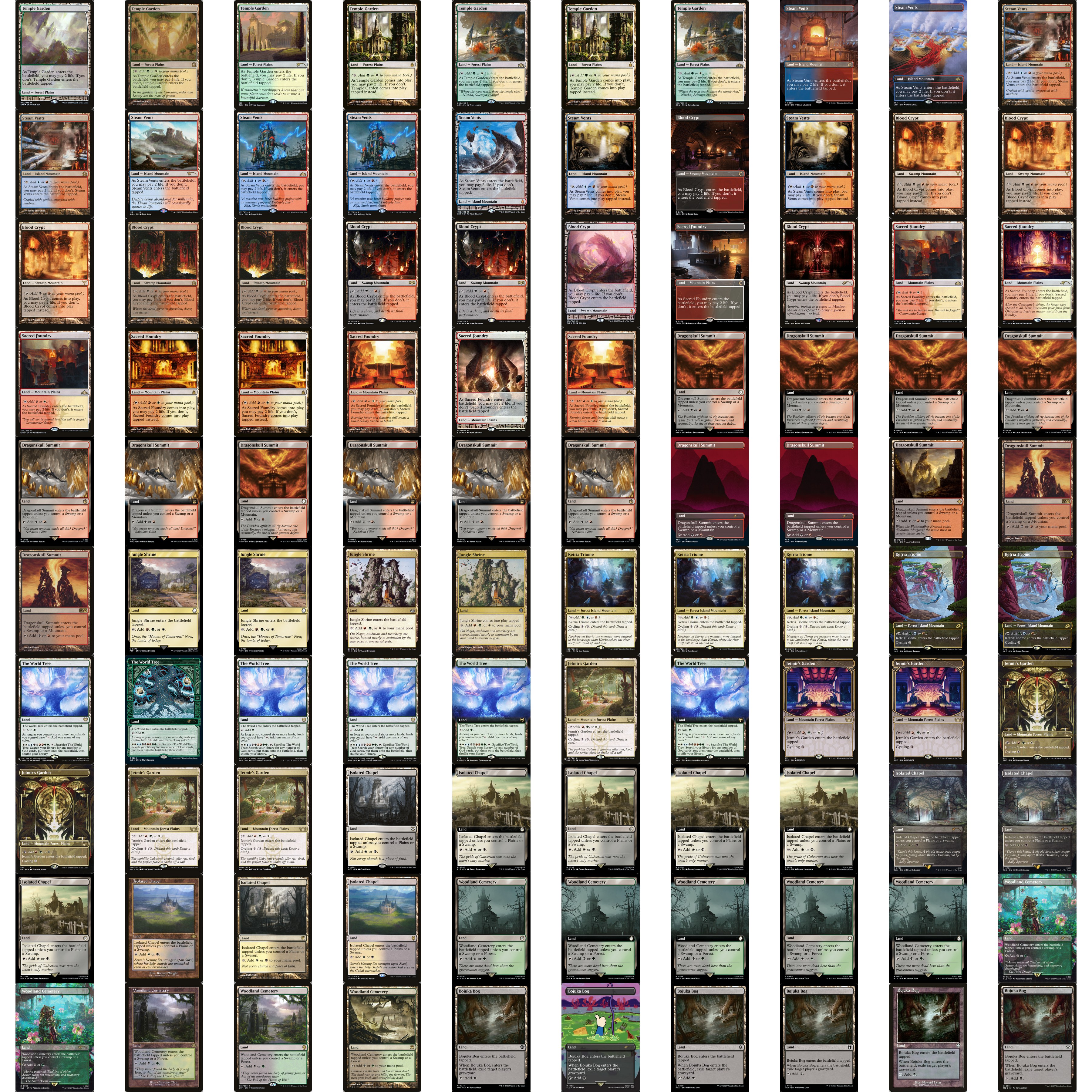 FOIL Steam Vents (Borderless) (UNF-283) - Unfinity - Magic The Gathering