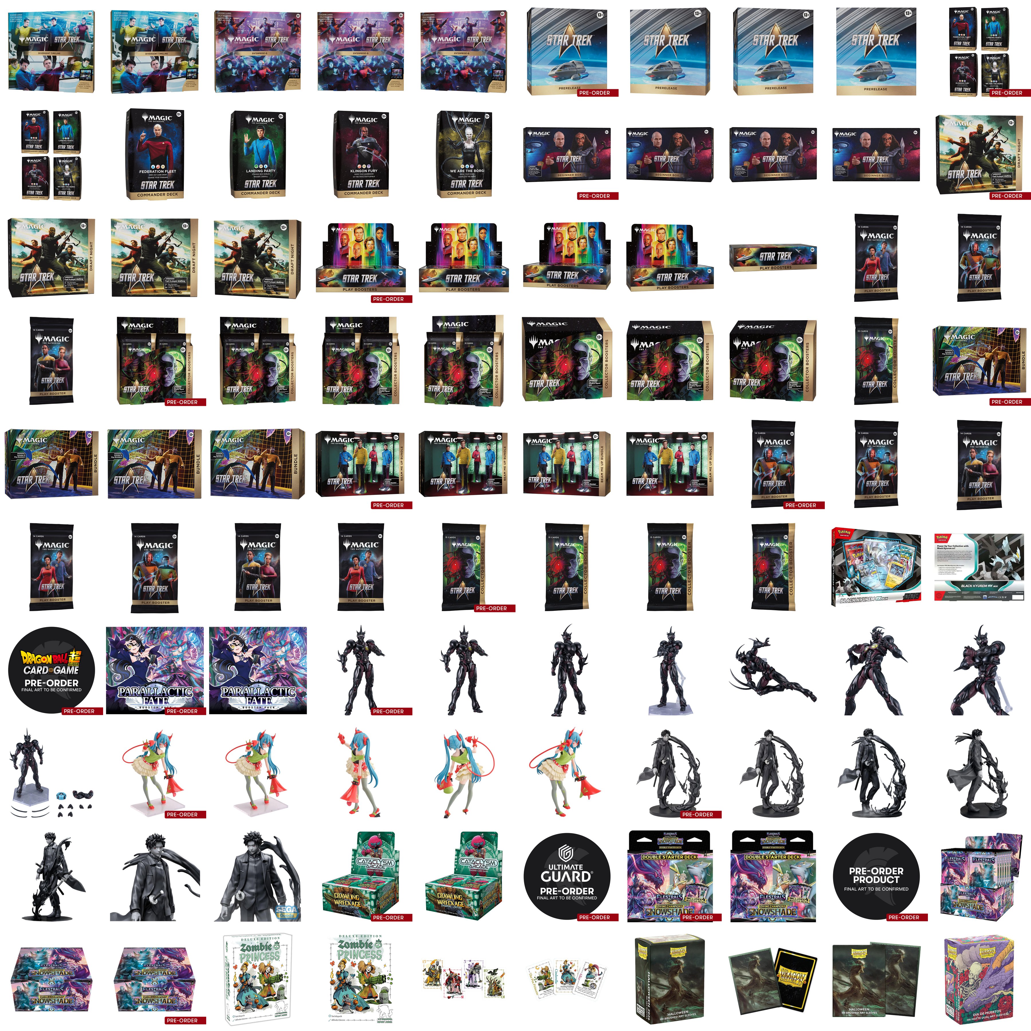 Magic Star Trek Commander Deck (Set of 4)