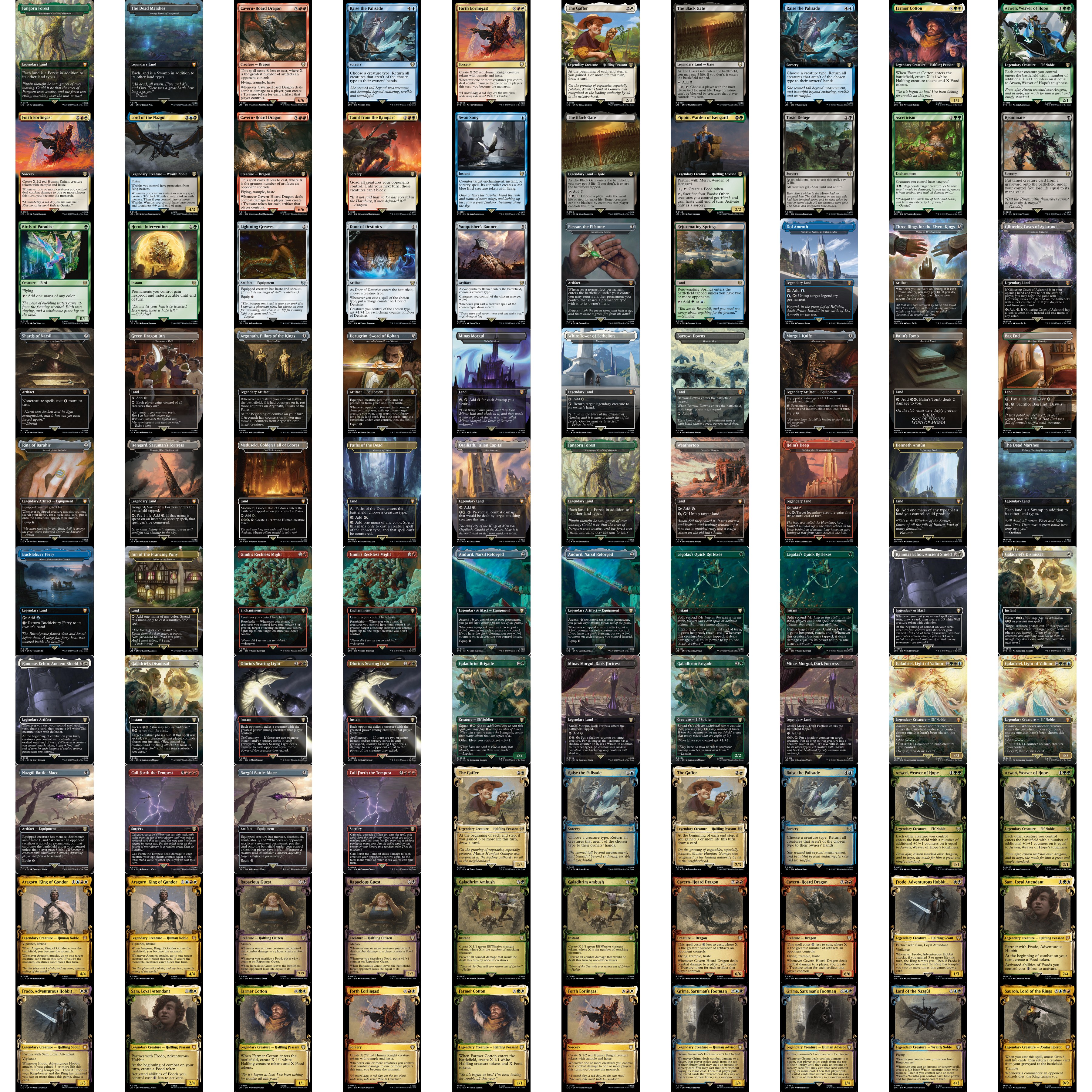 Forth Eorlingas! (Showcase Scrolls) (LTC-460) - Tales of Middle-earth Commander - Magic The Gathering