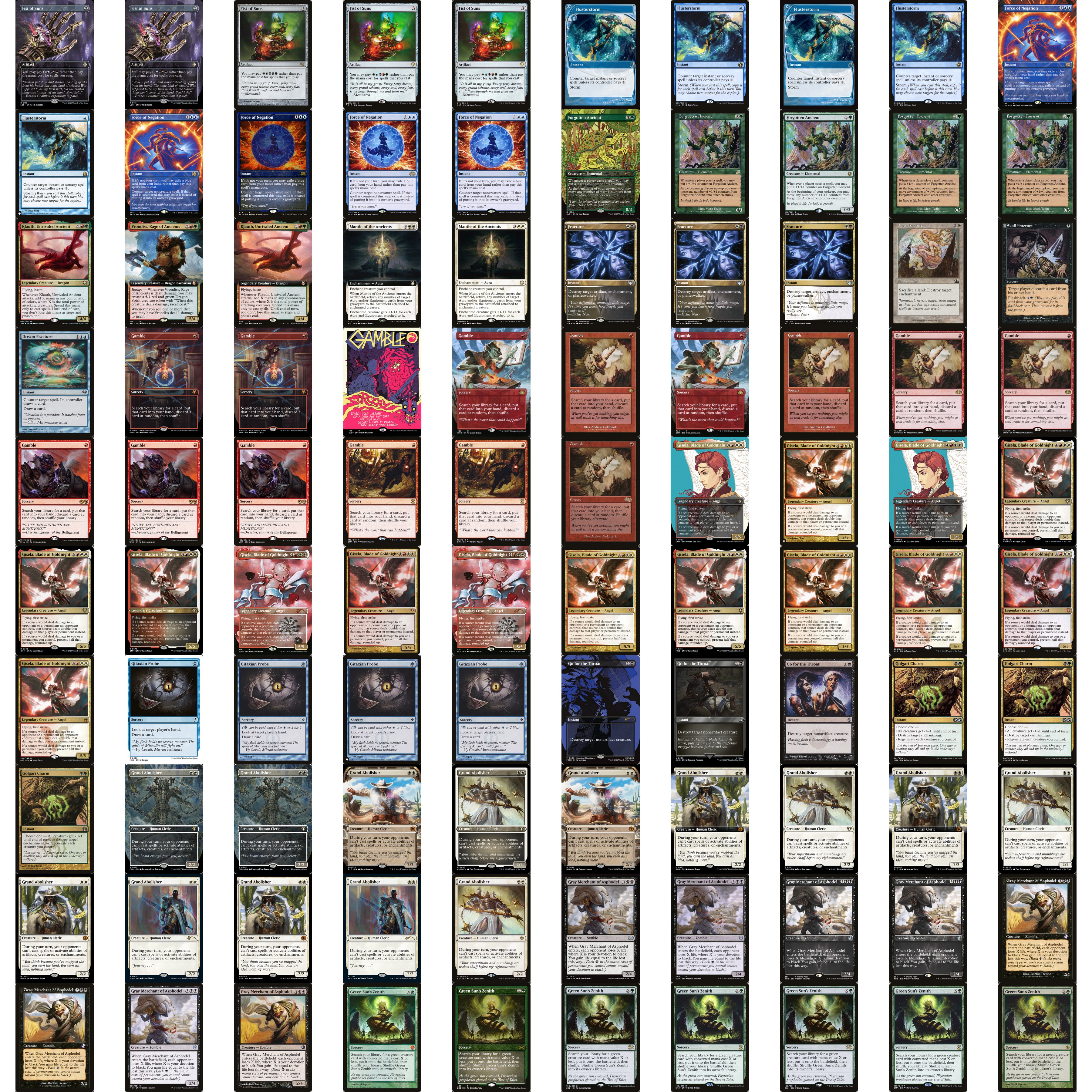 Gamble (Borderless) (SPG-024) - Special Guests - Magic The Gathering