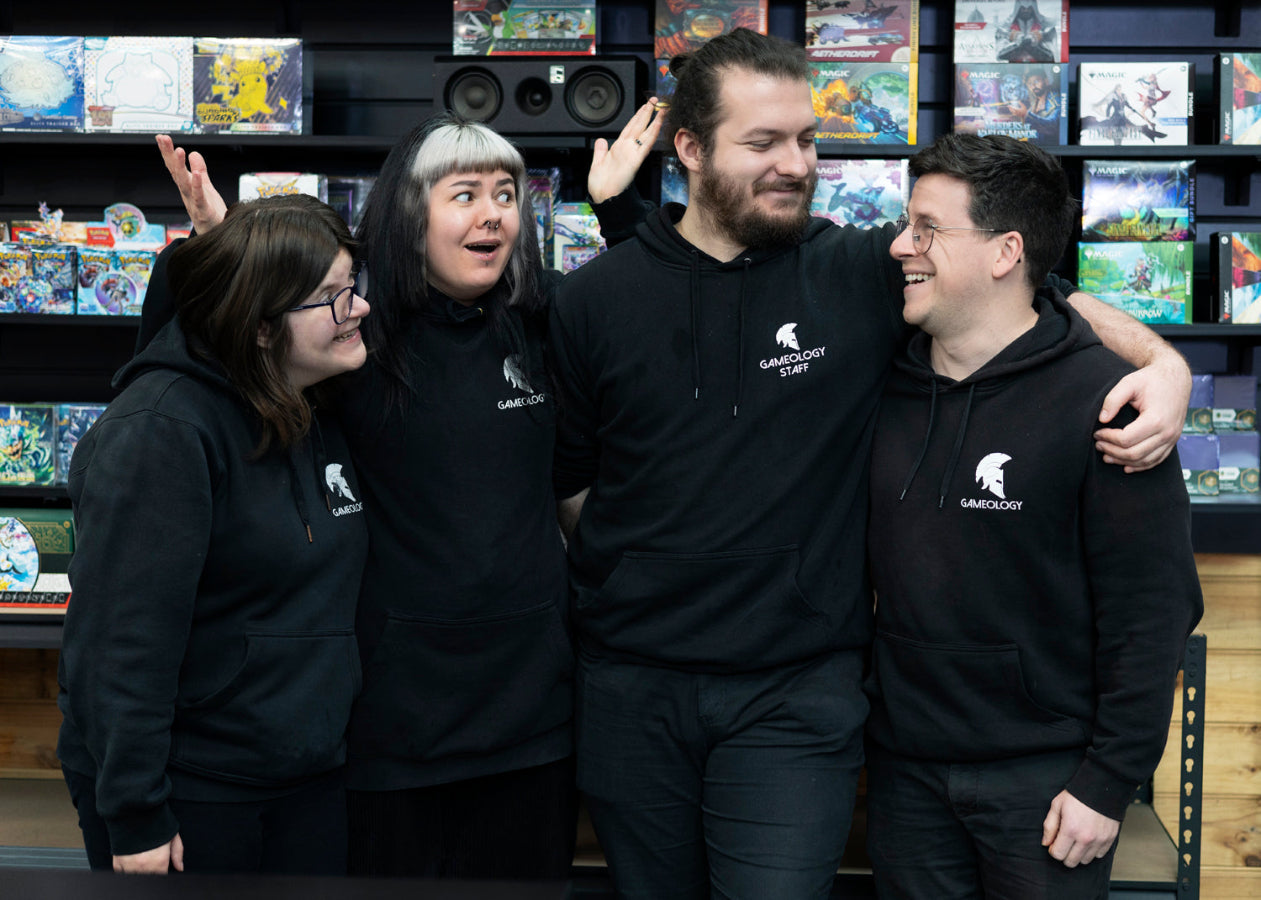 The Gameology team in the Brunswick store
