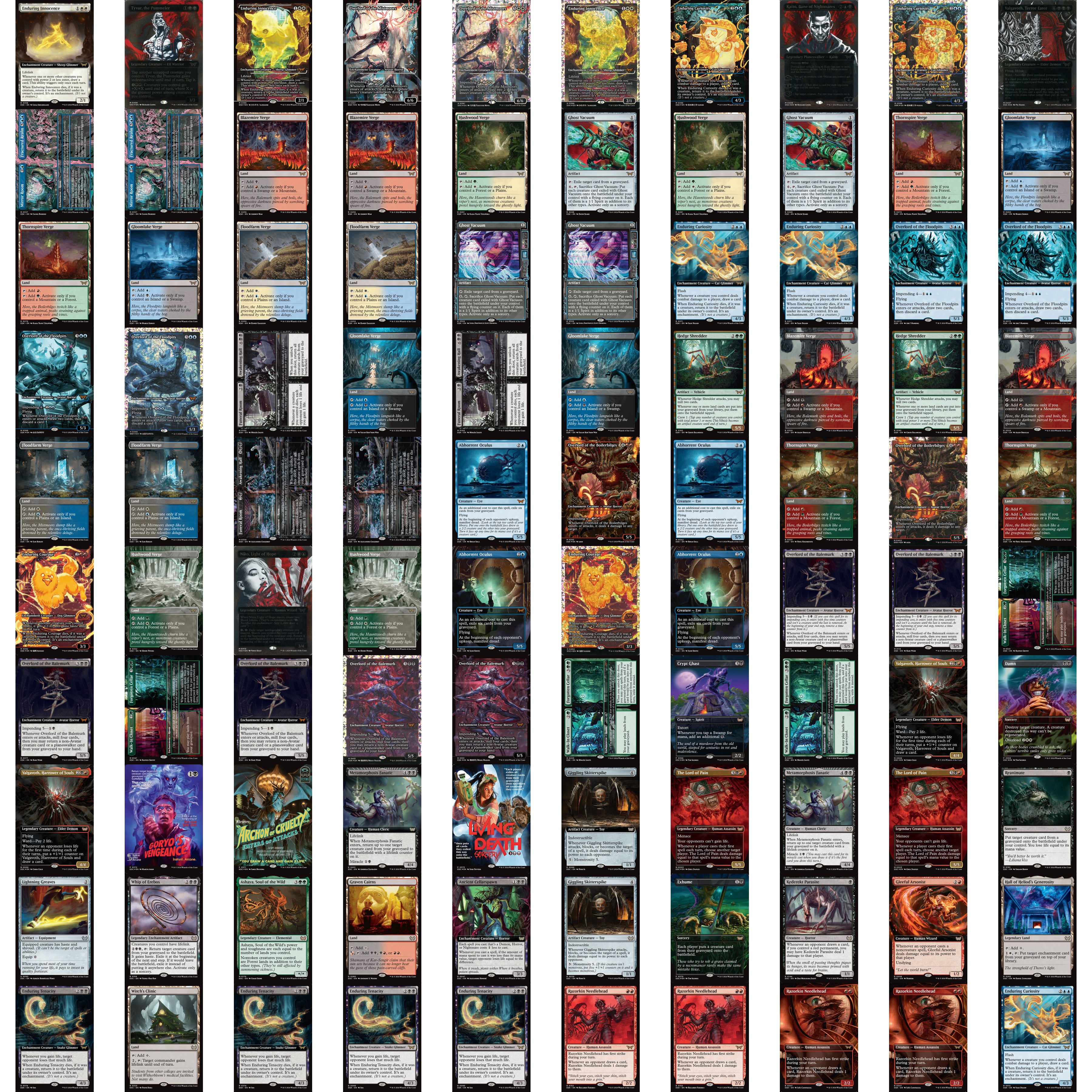 FOIL Valgavoth, Terror Eater (DSK-407) - Duskmourn: House of Horror - Magic The Gathering