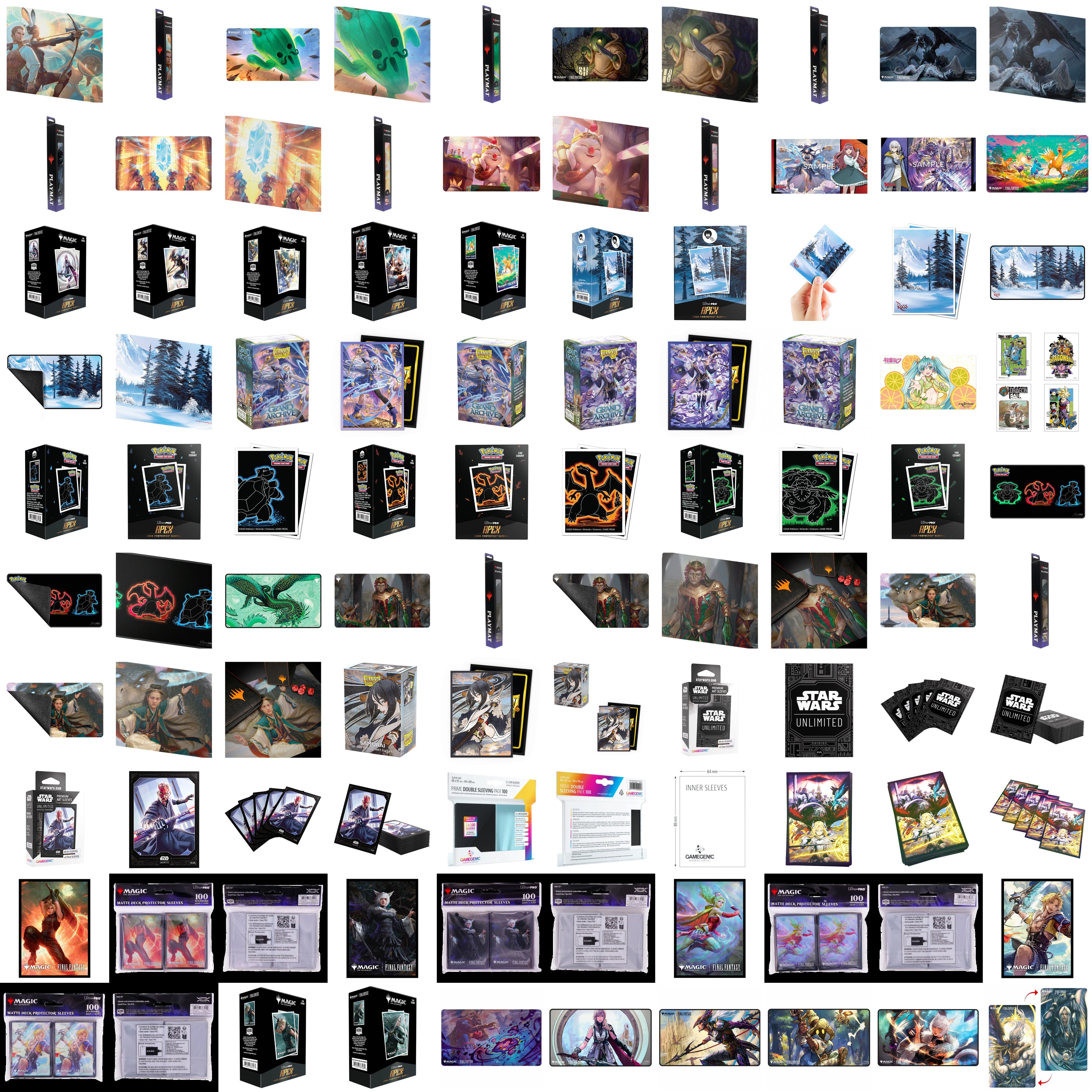 ULTRA PRO Magic MTG Final Fantasy 105ct Apex Deck Protector sleeves Sephiroth