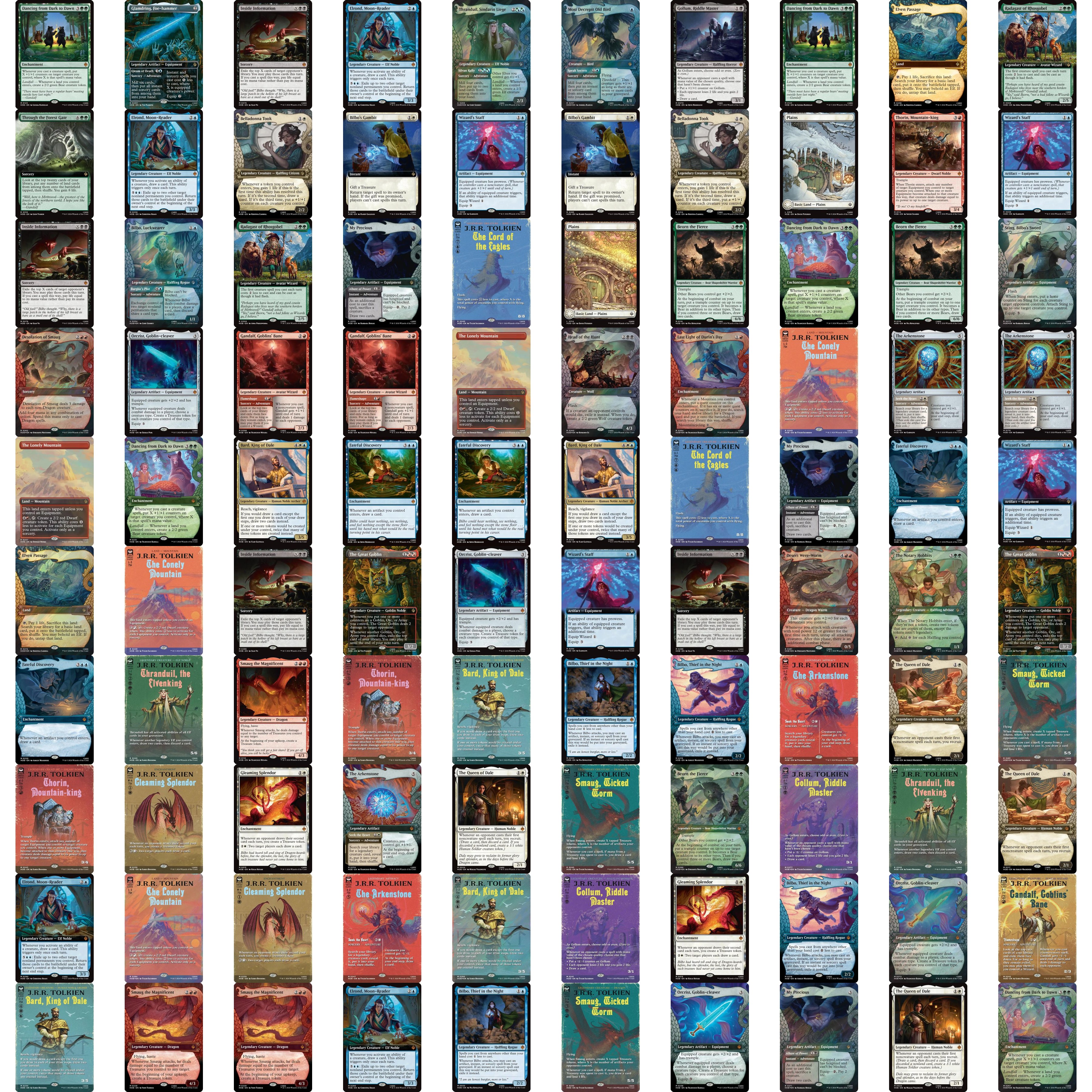 FOIL Gleaming Splendor (HOB-015) - The Hobbit - Magic The Gathering